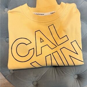 Calvin Klein Yellow Sweatshirt